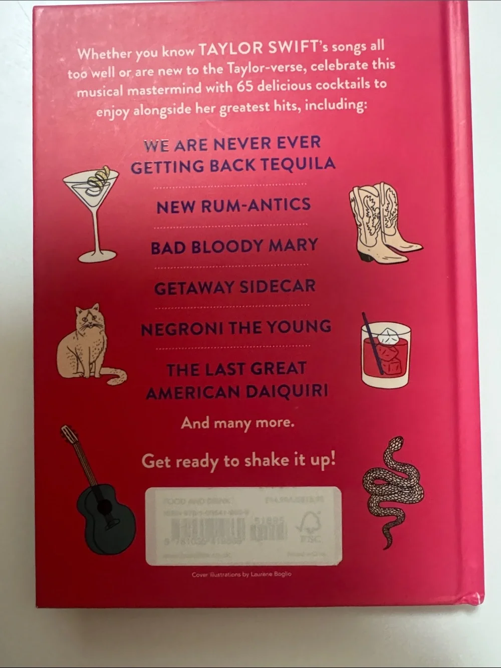 Shake It Up Cocktail Recipe Book hardcover